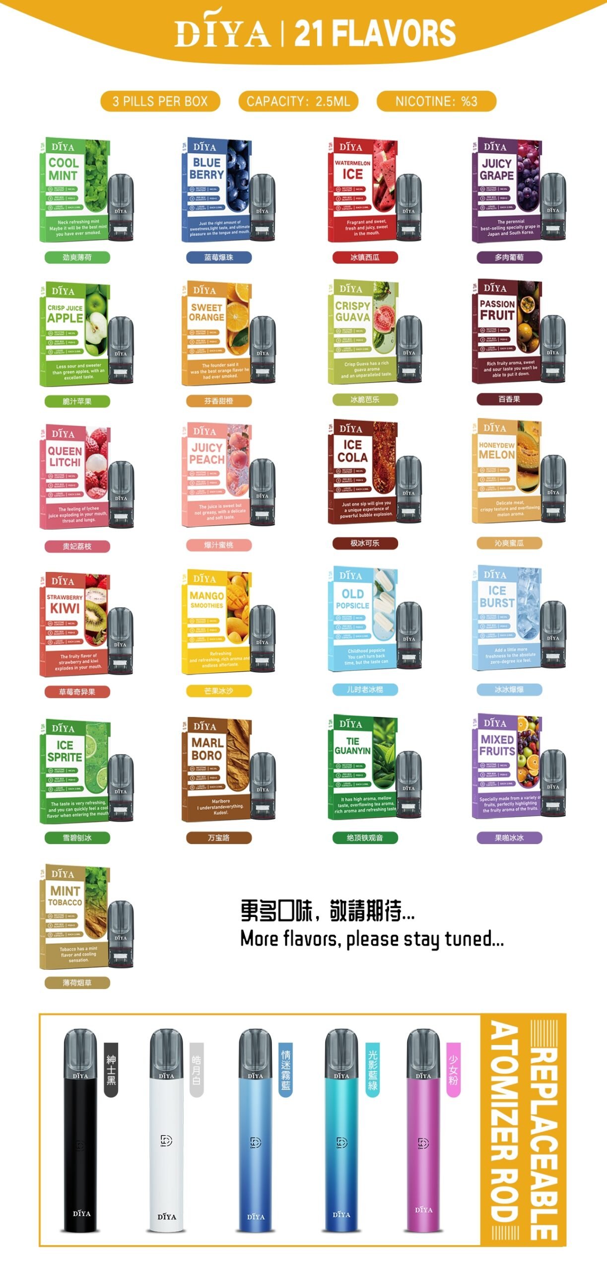 DIYA叮啞煙彈❤️3顆入❤️一代通用❤️巨便宜口感好:圖片 2